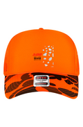 5 Panel Neon Orange Camo